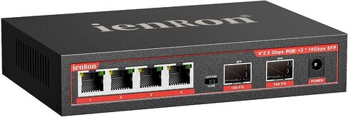 10 Port Gigabit PoE Switch, 120W, IEEE 802.3af/at Compliant, 20Gbps Backplane, Plug & Play with VLAN and Lightning Protection, Fanless Design for IP Cameras and Wireless Aps,Network Monitoring in Saudi Arabia