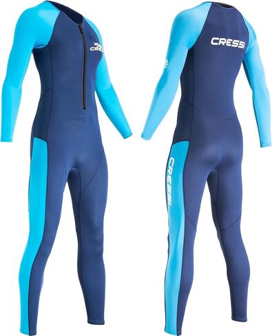 CRESSI 2 MM Front -Zip Neoprene Wetsust للغطس والسباحة والرياح المائية - Wahoo Lady: تم تصميمه في إيطاليا بواسطة Cressi in Saudi Arabia