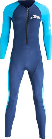 CRESSI 2 MM Front -Zip Neoprene Wetsust للغطس والسباحة والرياح المائية - Wahoo Lady: تم تصميمه في إيطاليا بواسطة Cressi in Saudi Arabia