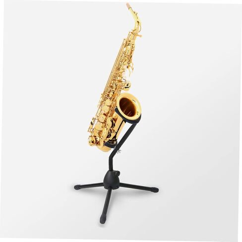 Premium Saxophone Stand with Sponge Cushion Durable Folding Alto Saxophone Bracket for Safe Storage and Display Protective Home Sax Holder Beginners and Professionals in Saudi Arabia