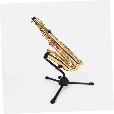 Premium Saxophone Stand with Sponge Cushion Durable Folding Alto Saxophone Bracket for Safe Storage and Display Protective Home Sax Holder Beginners and Professionals in Saudi Arabia