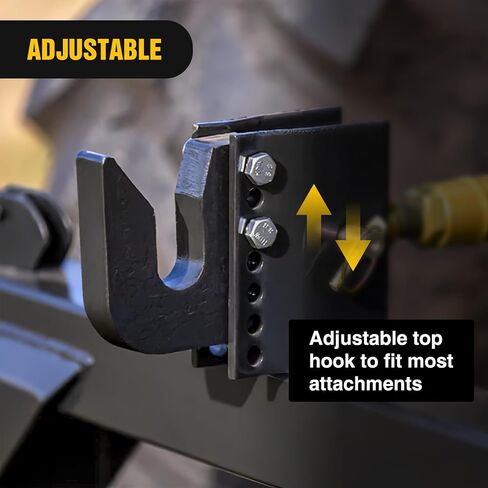 Nilight Quick Hitch Top Hook for Cat 1 Fit for Harbour Freight Tow Hook Up 3 Point Quick Excning Category Powder Black Powder Clated HW14-11-37 و HF141137 in Saudi Arabia