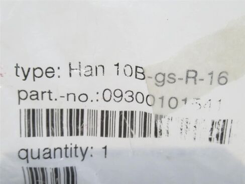 Harting 9300101541; Conduit Hood; Side Entry Single Lever Peg in Saudi Arabia