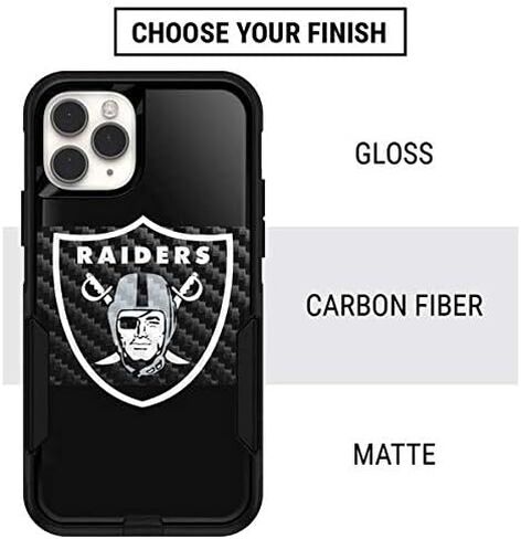 Skinit Decal Skin Compatible with OtterBox Commuter iPhone 11 Pro - NFL Las Vegas Raiders Large Logo Design in Saudi Arabia