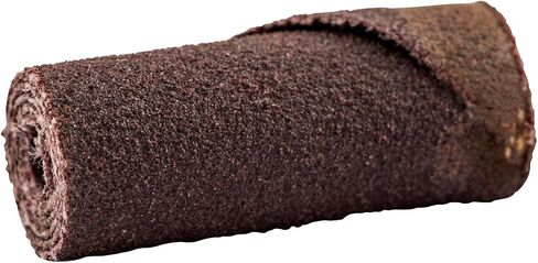 Merit Abrasive Cartridge Roll, Aluminum Oxide, 1/8" Arbor, Roll 3/8" Diameter x 1" Length, Grit 240 (Pack of 100) in Saudi Arabia