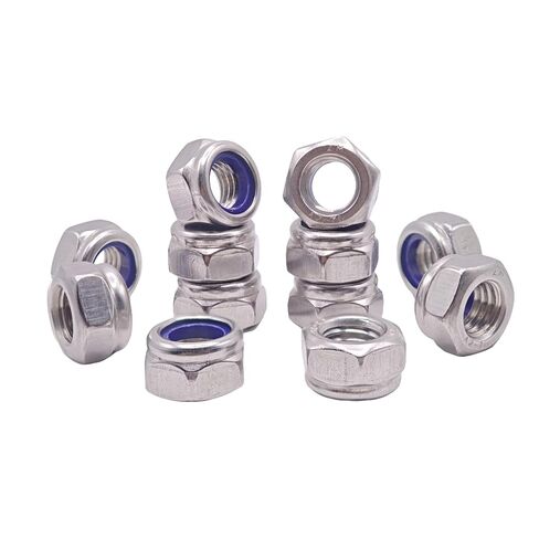 NYLON INSERT LOCK NUTS 401PCS 304 FESTER NYLON NYLON LOCKNUTS METIC DIN 985 مجموعة مجموعة من المكسرات القفل مع مربع التخزين M3 إلى M12 مقاوم للتآكل لمادة RC Machinery Machinery DIY in Saudi Arabia