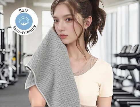 مناشف صالة الألعاب الرياضية الصغيرة 3 عبوات ، مناشف اليوغا سريعة التجفيف للرياضة ، ومعدات التمرين ، والمنزل والصالة الرياضية ، 16 بوصة × 27.5 بوصة in Kuwait