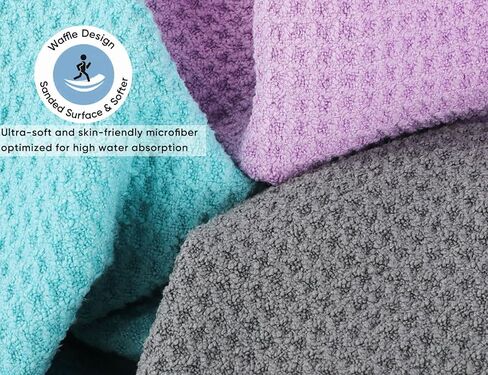 مناشف صالة الألعاب الرياضية الصغيرة 3 عبوات ، مناشف اليوغا سريعة التجفيف للرياضة ، ومعدات التمرين ، والمنزل والصالة الرياضية ، 16 بوصة × 27.5 بوصة in Kuwait