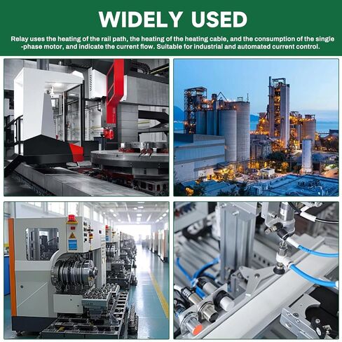 ZPSHYD GRI8-05A ترحيل مراقب تيار التيار المتردد ، مراقبة التيار الزائد القابل للتعديل 2-20A ، مؤشر LED 35 مم تثبيت السكك الحديدية للأتمتة الصناعية الحالية in Kuwait