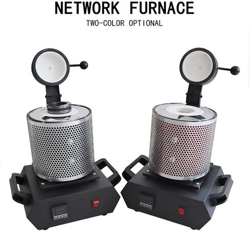 Melting Furnace 1600W 110V/220V - High Temperature Electric Furnace with Graphite Crucible for Metal Melting and Laboratory Use in Kuwait