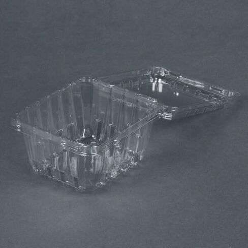 حاوية التوت البلاستيكية الشفاف مع فتحات التهوية ، وسعة نصف لتر ، 516 لكل حالة in Kuwait