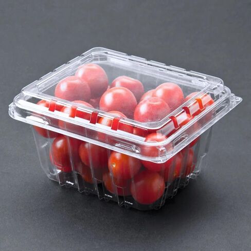 حاوية التوت البلاستيكية الشفاف مع فتحات التهوية ، وسعة نصف لتر ، 516 لكل حالة in Kuwait