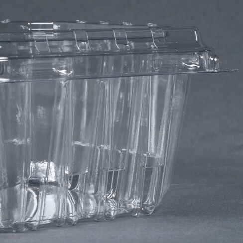 حاوية التوت البلاستيكية الشفاف مع فتحات التهوية ، وسعة نصف لتر ، 516 لكل حالة in Kuwait