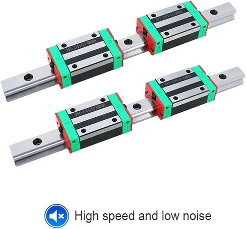 Double nut Ball Screw Control Machine 2pcs HGR15 Linear Guides + 4pcs HGH15CA Blocks Carriages+Ball Screw SFU1605 with End Machined BK/BF12+Coupler(1000mm) in Saudi Arabia