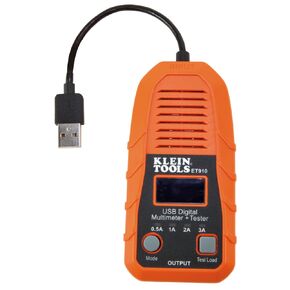 Klein Tools ET920 USB Power Meter, USB-A and USB-C Digital Meter for Voltage, Current, Capacity, Energy and Resistance