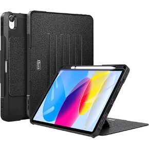 ZtotopCases for New iPad 10th Generation Case 10.9 Inch 2022, [6 Magnetic Stand + Pencil Holder + Auto Wake/Sleep] Full Body Protective Cover Case for iPad 10.9" 10th Gen, Black in Kuwait