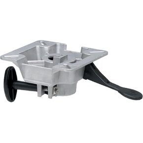 Attwood 818441 LakeSport 238 Series Seat Mount Without Slider- Aluminum w/Friction Controls, 3° Tilt