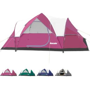 Beach Tent Pop Up Shade, Instant Beach Tents Sun Shelter with UPF 50+ UV Protection, Lightweight & Easy Setup Beach Tent 2-6 Person