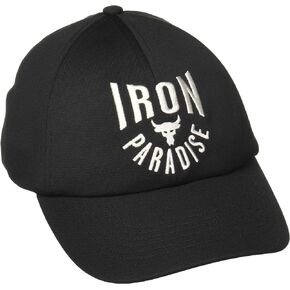 Under Armour Womens Project Rock Iron Paradise Adjustable Cap Black/White