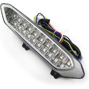 HONGK- Led Tail Brake Light Turn Signals Compatible with 2002 2003 Yzf R1 Yzf-R1 Yzfr1 Clear [B01BN0I656] in Kuwait