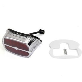 Areyourshop Red LED Tail Brake Light Lamp For Harley Road King Glide fatboy Touring Black