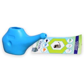 Traveller's Neti Pot for Nasal Cleansing | Travel Friendly Blue Jala Neti Pot by GoodsHealthShop in Saudi Arabia