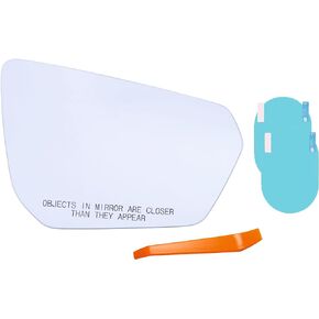 Passenger Side Mirror Glass Replacement Compatible with Chevrolet Equinox 2018-2024 & GMC Terrain 2018-2024, Heated, 23406427