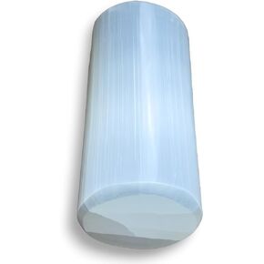 Selenite Cylinder - Crystal Clear Energy Healing Stone Reiki Chakra Meditation Natural Specimen 4-inch Decorative Home Décor Spiritual Cleansing Energy Amplifier
