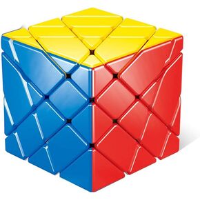 4x4 Axis Magic Cube 4x4 Stickerless Axis Speed Cube 4x4x4 Fisher Cube Puzzle Toys for Kids and Adults Brain Teasers Toys