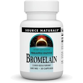 Source Naturals Bromelain - 500 mg - 30 Capsules