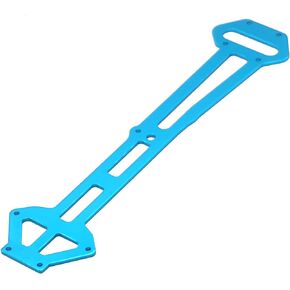 Vgoohobby Aluminum Alloy Upper Chassis Brace Radio Tray 04002 Compatible with Redcat Racing Volcano-EPX HSP 94107 94110 94111 94170 1/10 Off-Road Electric RC Buggy Monster Truck,Blue