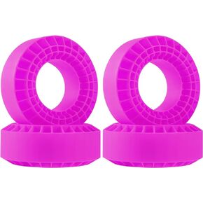 Waterproof Silicone Tire Insert, 1.9" Wheel Tires 108x42mm Foam Fit Inner Filler for 1/10 RC Crawler Axial SCX10 Capra RXB10 TF2 Redcat Gen7 Gen8 TRX4 (4 PCS/Soft-Green)