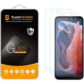 Supershieldz (2 Pack) Designed for Motorola Moto G Play (2024) Tempered Glass Screen Protector, Anti Scratch, Bubble Free