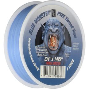 Millrose Available Mill-Rose 70886 Blue Monster PTFE Pipe Thread Sealant Tape, 3/4-Inch x 1429-Inches