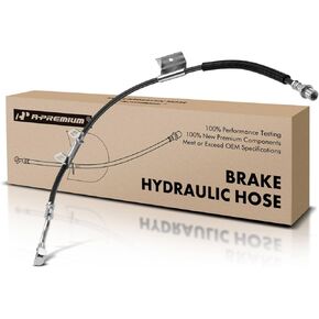 A-Premium Front Passenger Brake Hydraulic Hose Compatible with Chevrolet Silverado 1500 1999-2002 & GMC Sierra 1500 1999-2002, RWD Models Only