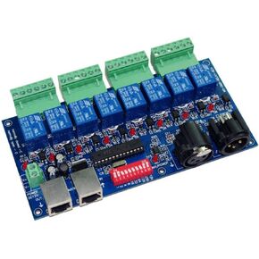 8CH DMX Relay Switch Dmx512 Controller Relay Output DMX512 Relay Control 8 Way Relay Switch(max 10A)