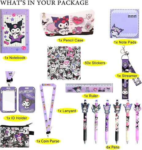 Kuromis Stuff, Kuromis Accessories for Girls Boys School Supplies Kuroms Gifts Set in Saudi Arabia