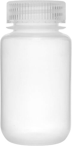 EISCO Reagent Bottle, 125ml - Wide Mouth with Screw Cap - Polypropylene - Translucent in Saudi Arabia