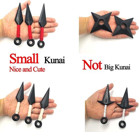 مجموعة Ninja Cosplay Kunai مكونة من 10 قطع من زي النينجا البلاستيكي in Saudi Arabia