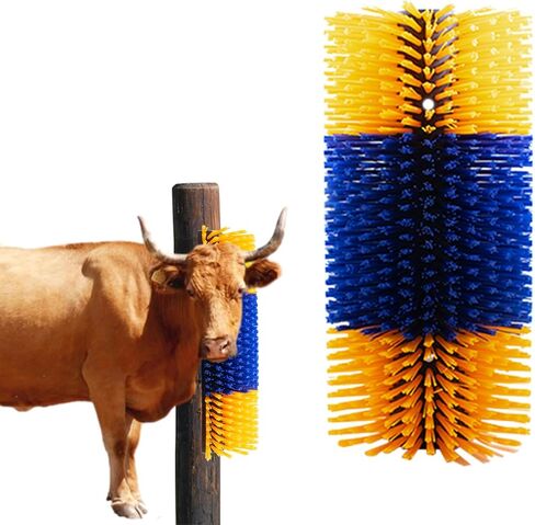 Livestock Scratch Brushes, Horse Bovine Nylon Massage Brush, Equine Massage Brush Itch Relief Brush Clean Massage Scratch Brushes for Equine Bovine Cow Sheep Pig Deer Livestock Cattle in Saudi Arabia