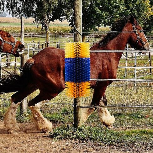 Livestock Scratch Brushes, Horse Bovine Nylon Massage Brush, Equine Massage Brush Itch Relief Brush Clean Massage Scratch Brushes for Equine Bovine Cow Sheep Pig Deer Livestock Cattle in Saudi Arabia