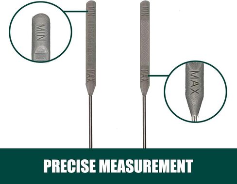 1 PC Automobile Oil Dipstick, 46.46" T-Shaped Plastic Handle Stainless Steel Wire Automatic Transmission Oil Level Check Indicator, Oil Measuring Tool Accessory, Compatible with Ford (Silver) in Saudi Arabia
