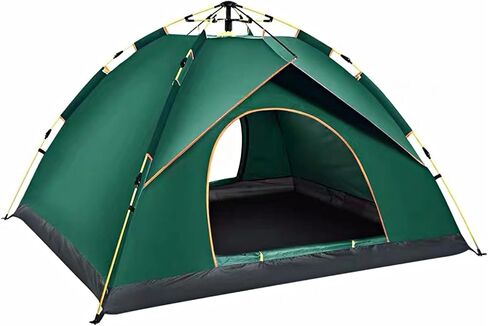 Instant Tent, 3/4 People Tent for Camping, Pop Up Tent, Waterproof Backpacking Tent, Easy Setup Camping Tent for Adults Kids, Ideal for Family Camp, Beach, Road Trip, Outdoor Activity in Saudi Arabia