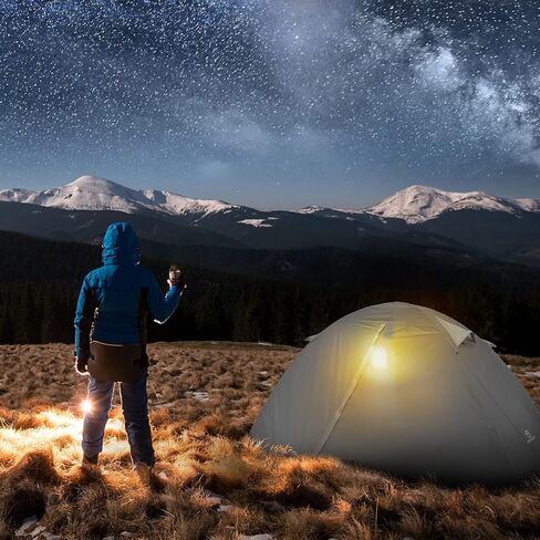 Bessport Camping Tent 1/2/3/4 Person Tent Waterproof Two Doors Backpacking Tent Easy Setup Lightweight for Outdoor, Hiking Mountaineering Travel in Kuwait