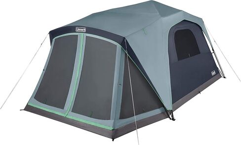 Coleman Skylodge 10-Person Camping Tent with Instant Setup and Screened Porch, Weatherproof Family Tent with Pre-Attached Poles, Screened-in Porch, and Rainfly; Sets Up in About 1 Minute in Saudi Arabia