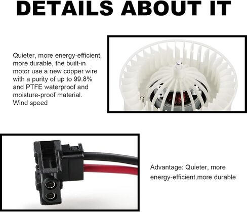 AEagle AC Heater Blower Motor for Mercedes-Benz CLS500 CLS55 CLS550 CLS63 E320 E350 E500 E55 E550 E63 AMG Repalces for 700212 in Saudi Arabia