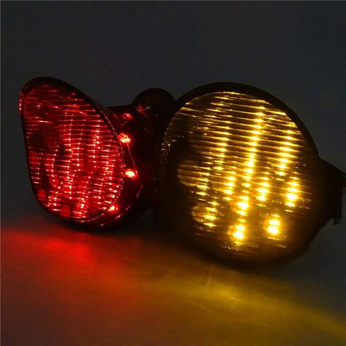 For Yamaha YZF R6 2001 2002 Rear Tail Light Brake Turn Signals Integrated LED Light (clear) in Kuwait