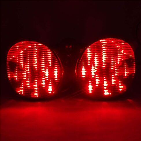 For Yamaha YZF R6 2001 2002 Rear Tail Light Brake Turn Signals Integrated LED Light (clear) in Kuwait