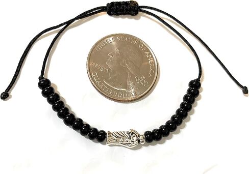 Black Saint Jude Thread Bracelet Pulsera Negra de hilo de San Judas Tadeo in Kuwait