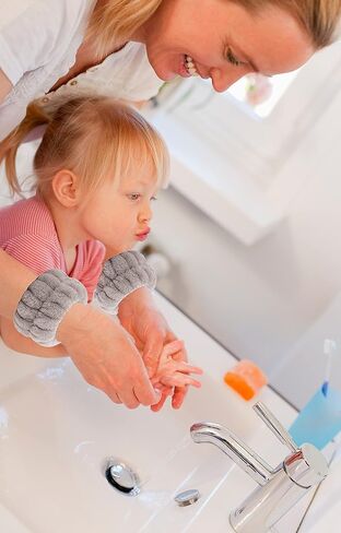 Wristbands for Washing Face, Wrist Towels Face Wash Bands Absorbent Wrist Wash Bands, Microfiber Spa Wristbands Wrist Towels for Washing Face,Wash Wrist-Band Wrist Towel for Women Girls (8PCS) in Kuwait